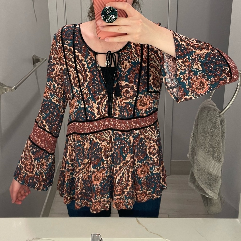 American Eagle Boho Blouse